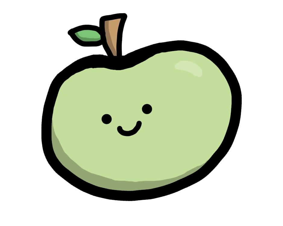 Cute apple by Miki-Amu on DeviantArt