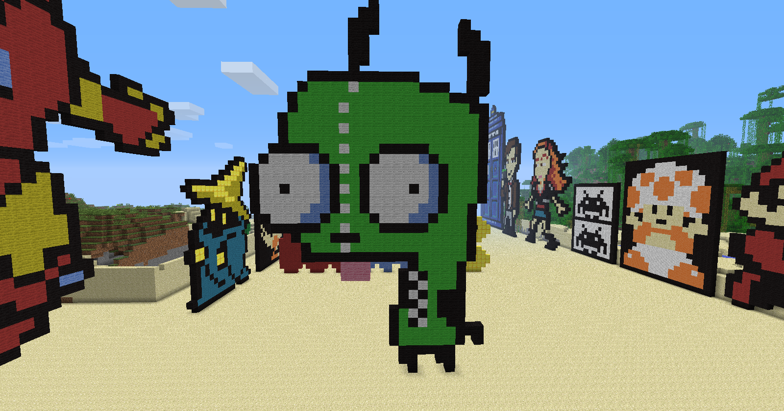 Gir Pixel Art by GamersSynergy on DeviantArt
