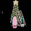 Christmasy Tree And Amazonite And Cuprite