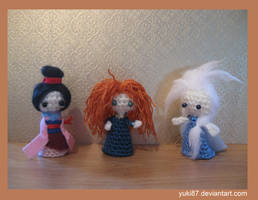 Micro Mulan, Merida and Elsa