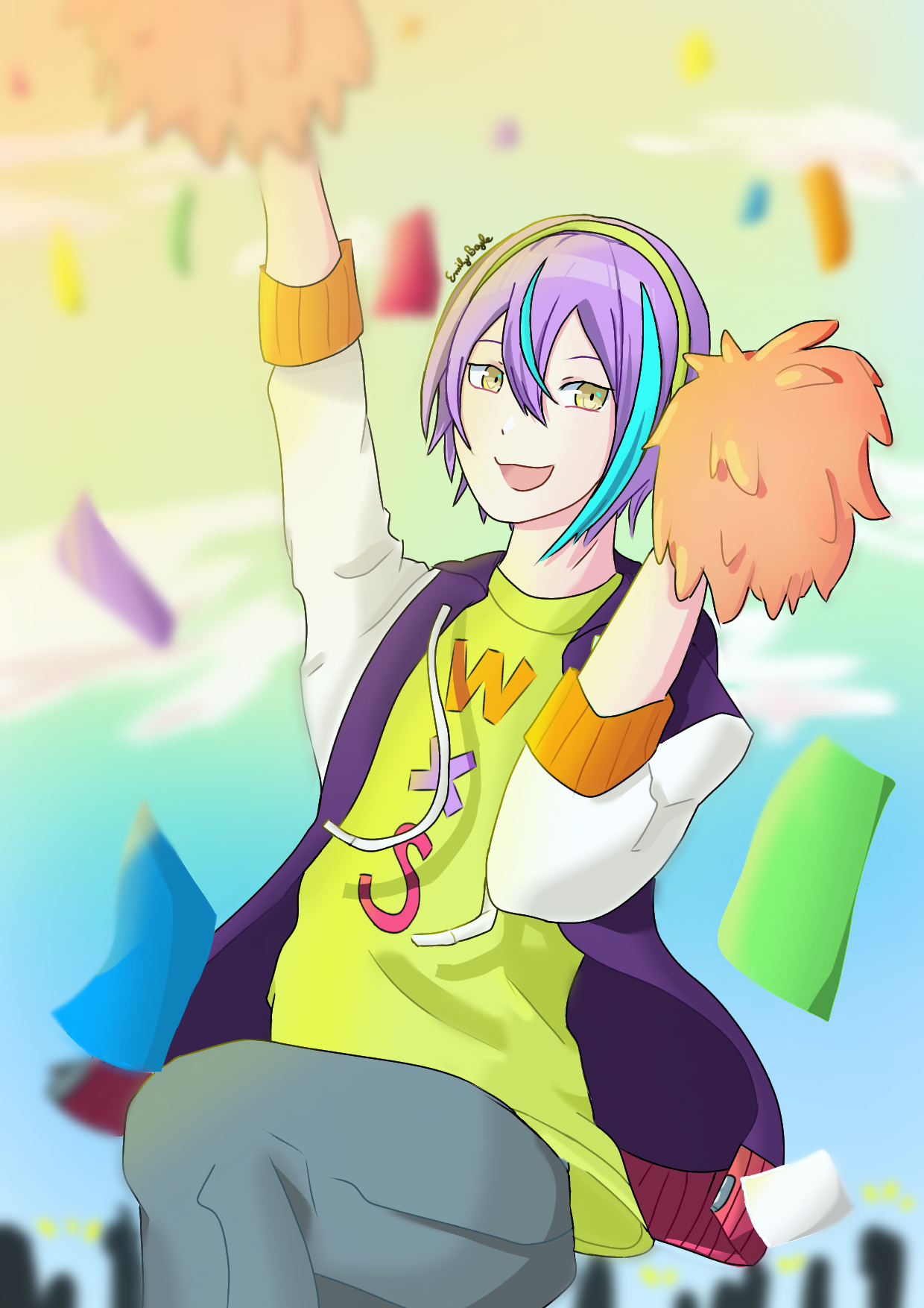 Cheerleader Rui by HermitCrabStar on DeviantArt