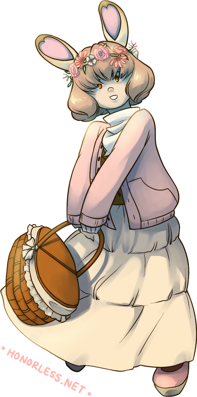 spring bunny by honorless