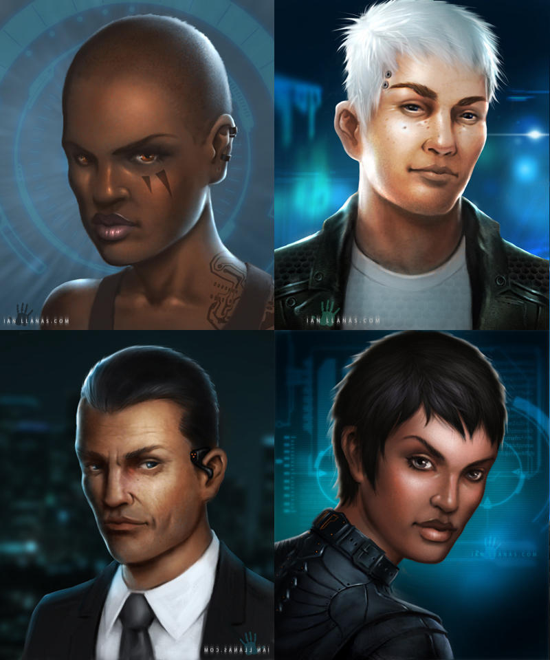 Cyberpunk Characters By Ianllanas On DeviantArt cyberpunk-characters-by-ianllanas-on-deviantart