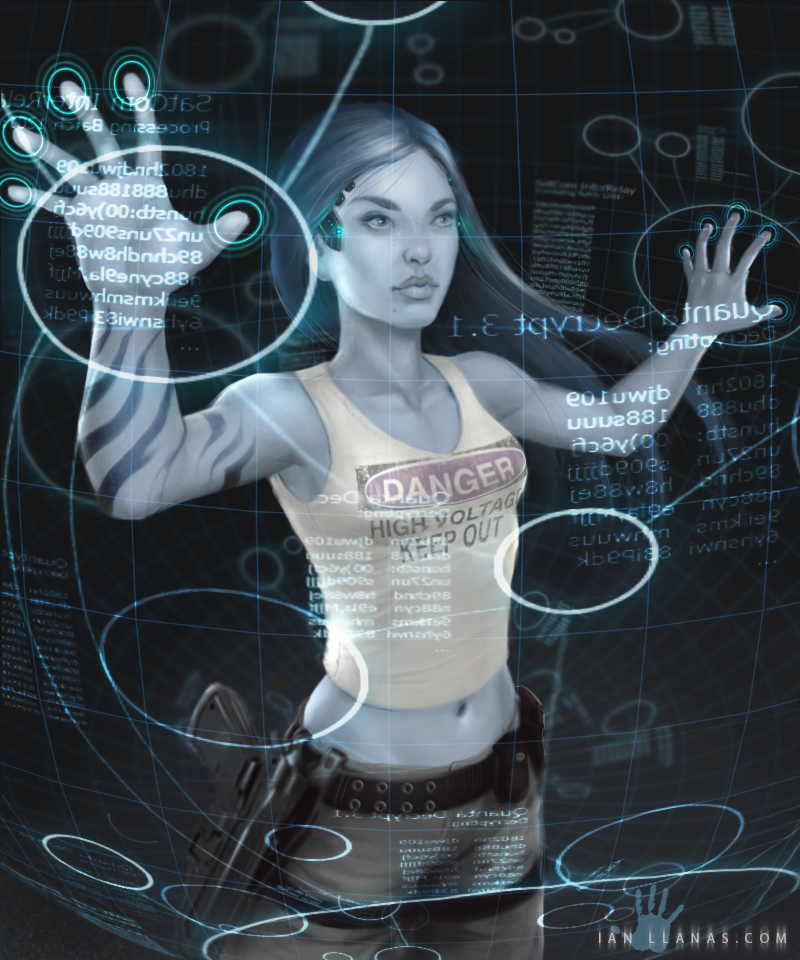 Cyberpunk Hacker by ianllanas on DeviantArt