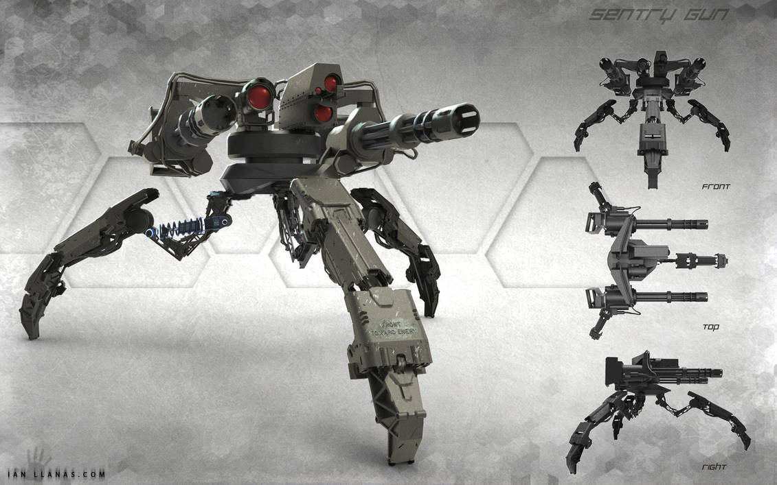 Sentry Gun by ianllanas on DeviantArt