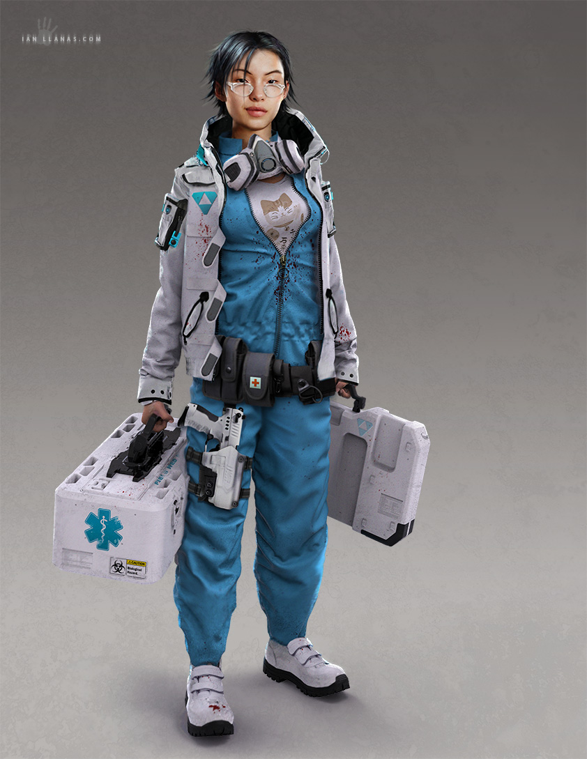 Cyberpunk Field Medic