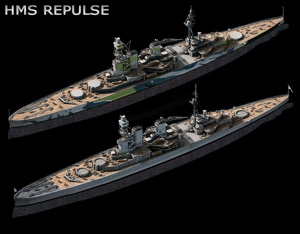 HMS Repulse by SuricataFX on DeviantArt