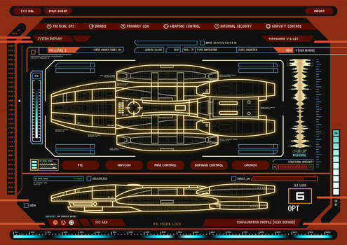 Battlestar Galactica System Display