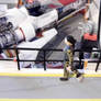 battle star galactica hangar bay diorama