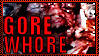 gore whore stamp by black13roses