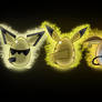 Pikachu Evo. Eggs Wallpaper