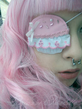 Sweet Lolita Cupcake Eyepatch