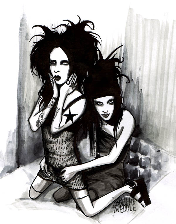 Manson and Twiggy