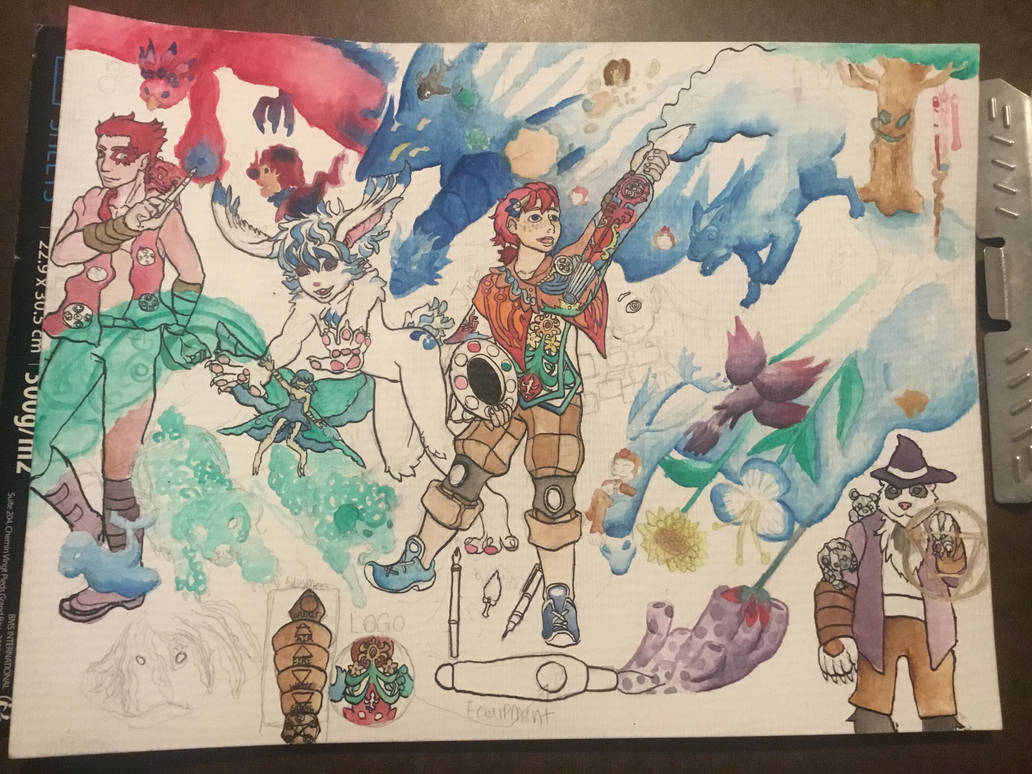 Elemental Artists by NoahGraves on DeviantArt