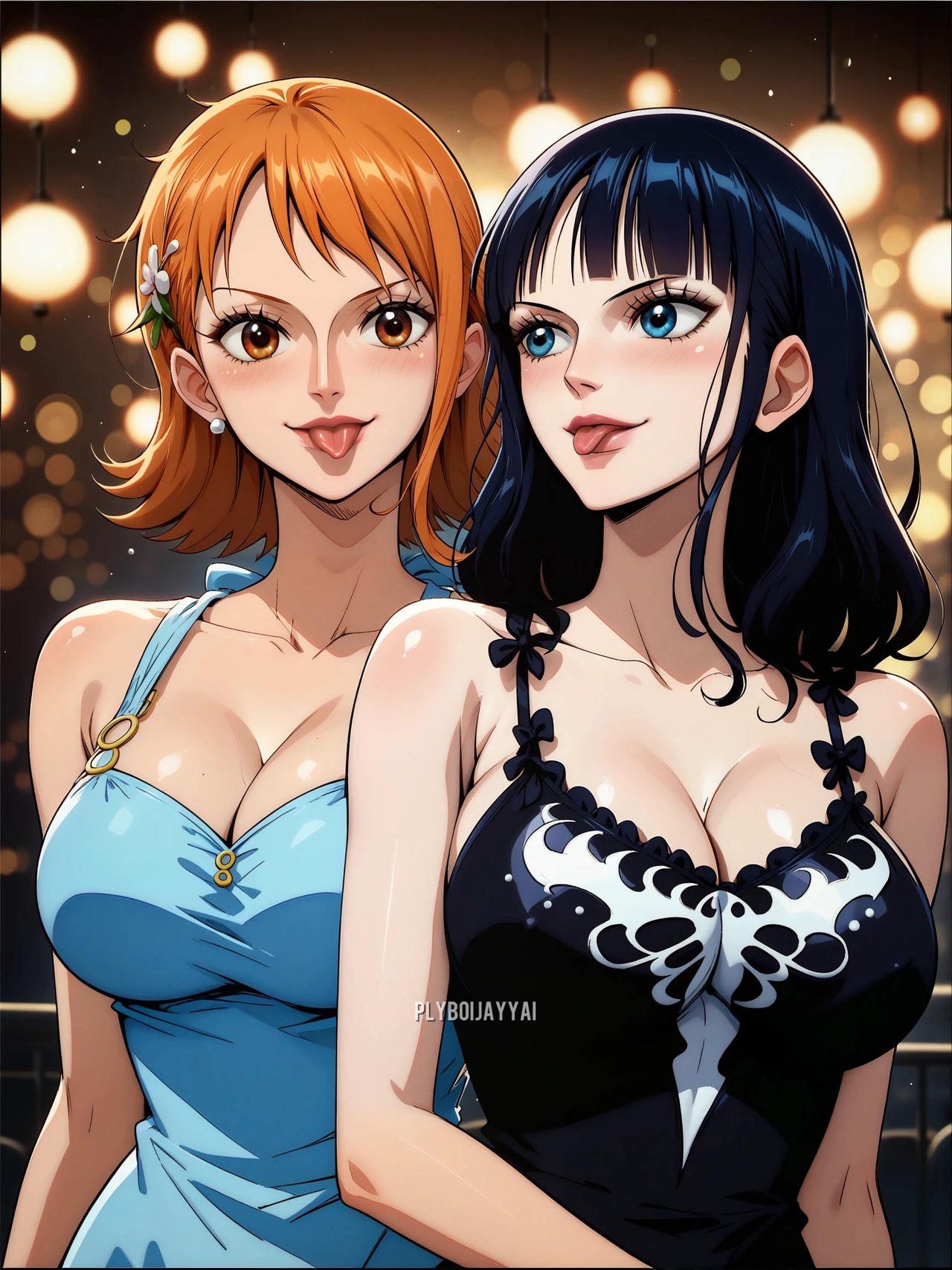 Nami X Robin By Plyboijayy On DeviantArt nami-x-robin-by-plyboijayy-on-deviantart