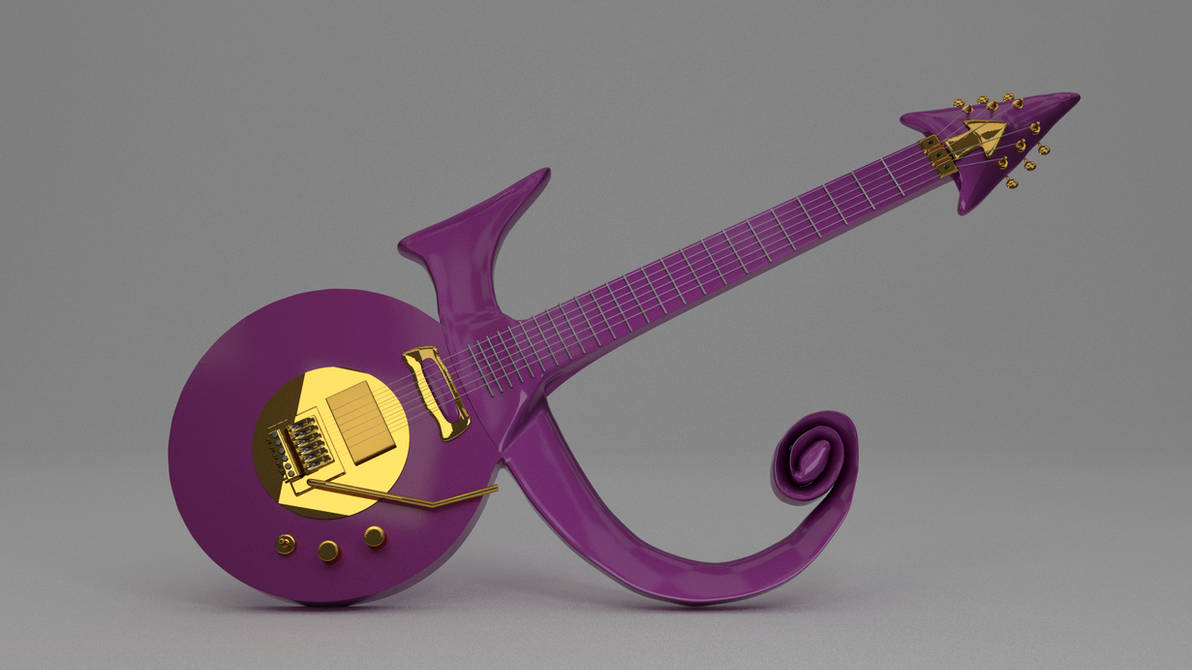 Purple Guitar [Blender 3D] by tee3d