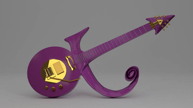 Purple Guitar [Blender 3D]