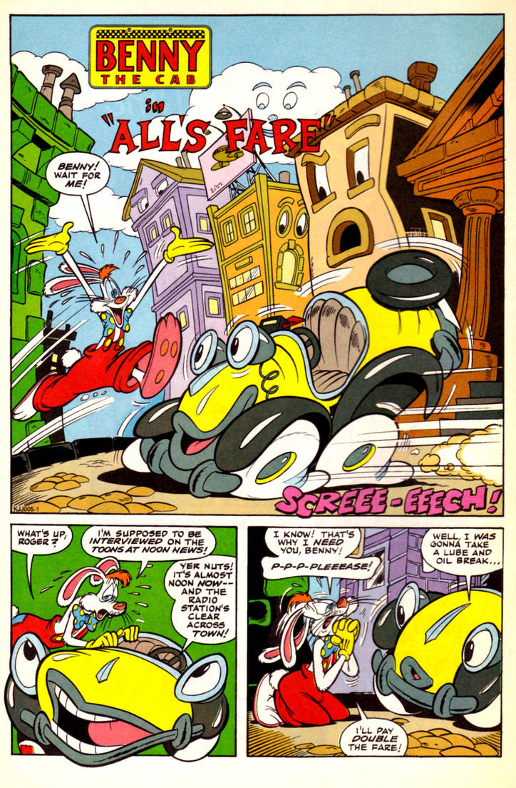 Roger Rabbit in Toontown Benny da Cab in Alls Fare by i-hrt-2ns on ...