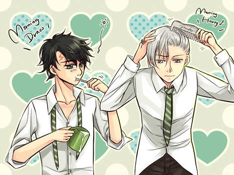 Slytherin Harry and Draco