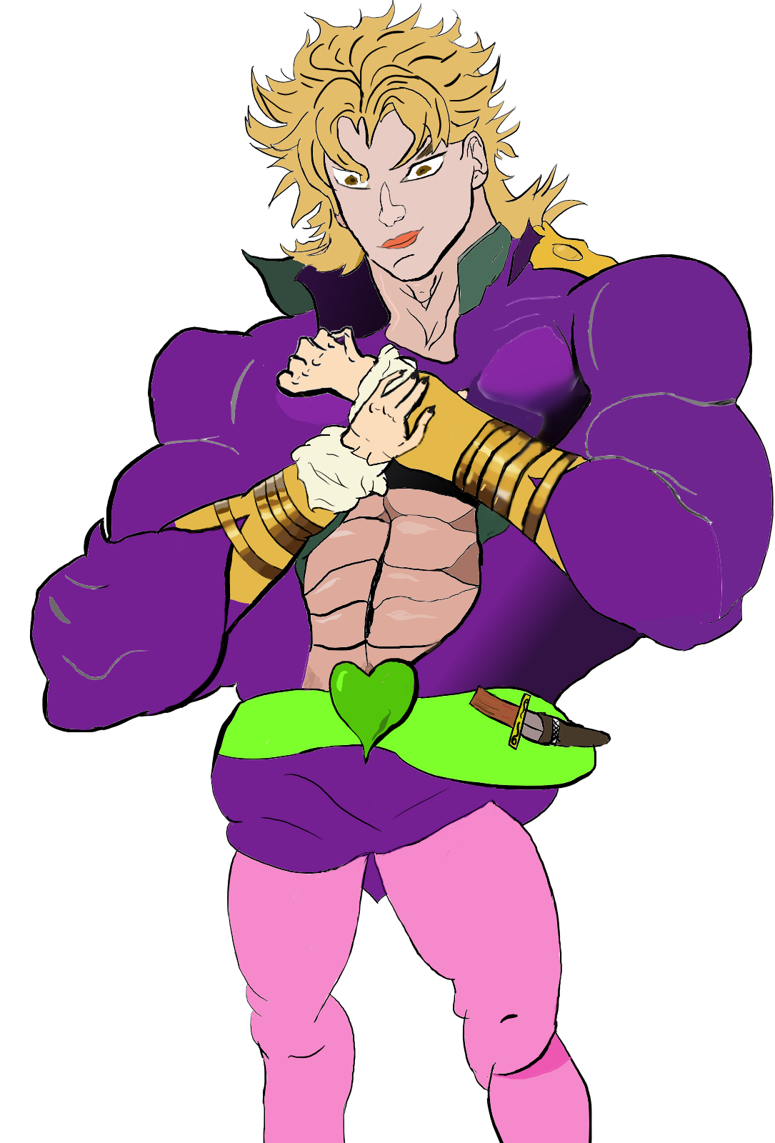 Initial Dio Dio Redraw by RaichuCommentsAndArt on DeviantArt