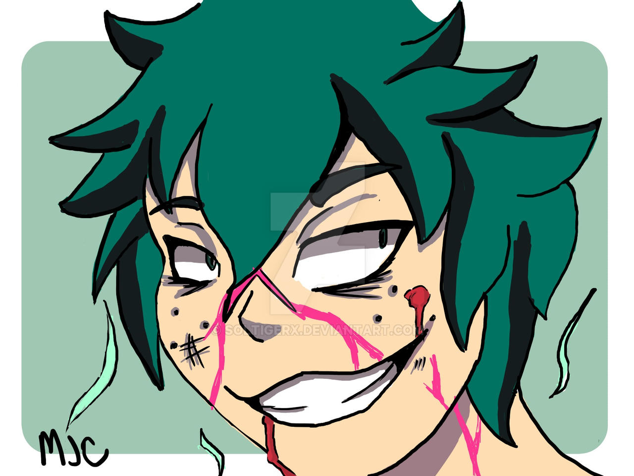 Evil Deku By SolTigerx On DeviantArt