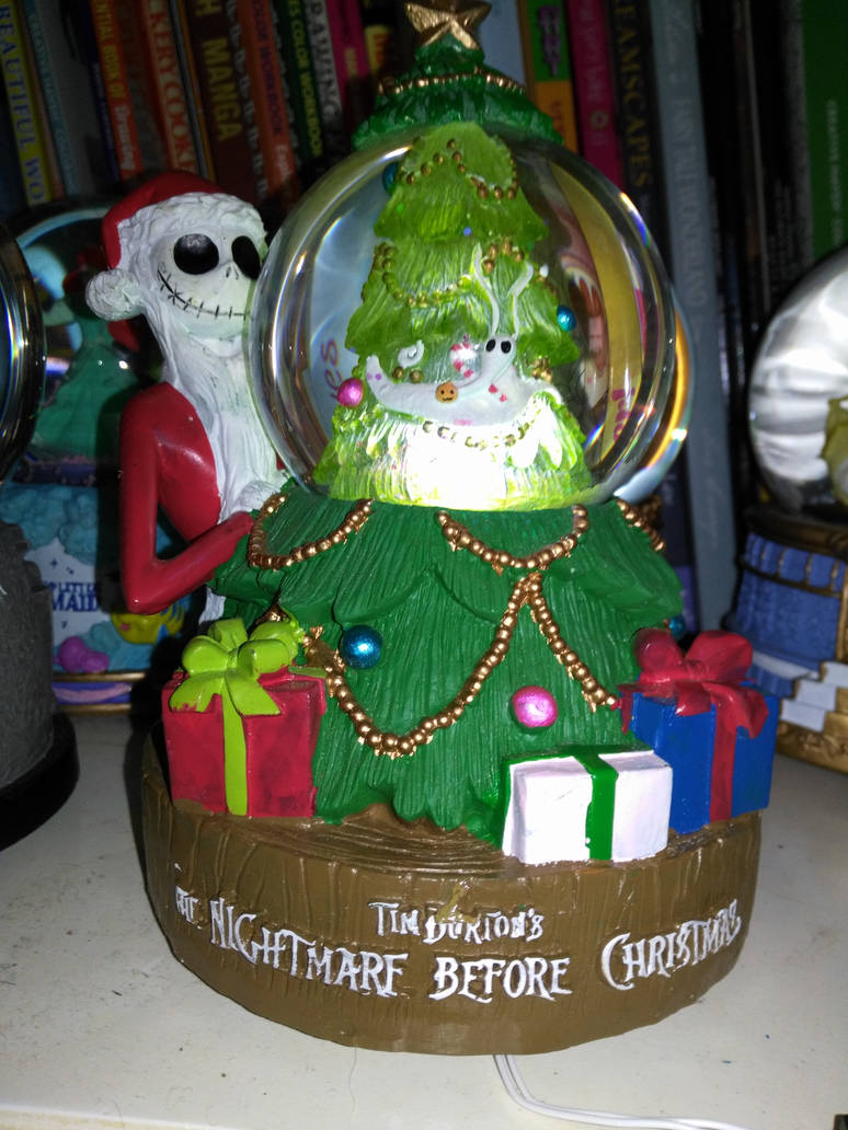 TNBC Light-up Christmas tree snowglobe by Shojo-Skip on DeviantArt