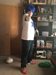 Sonic the Hedgehog Cosplay (Thumbs Up)