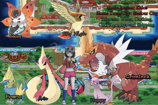 Ariel Mist Pokemon Team