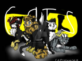 Cats Wallpaper by me! :D