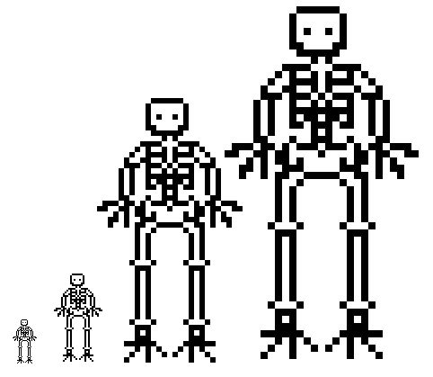 Pixel Skeleton by Ruusho on DeviantArt