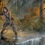 Lara Croft - Tracking the enemy