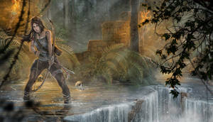Lara Croft - Tracking the enemy