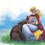 Freyja and her boar