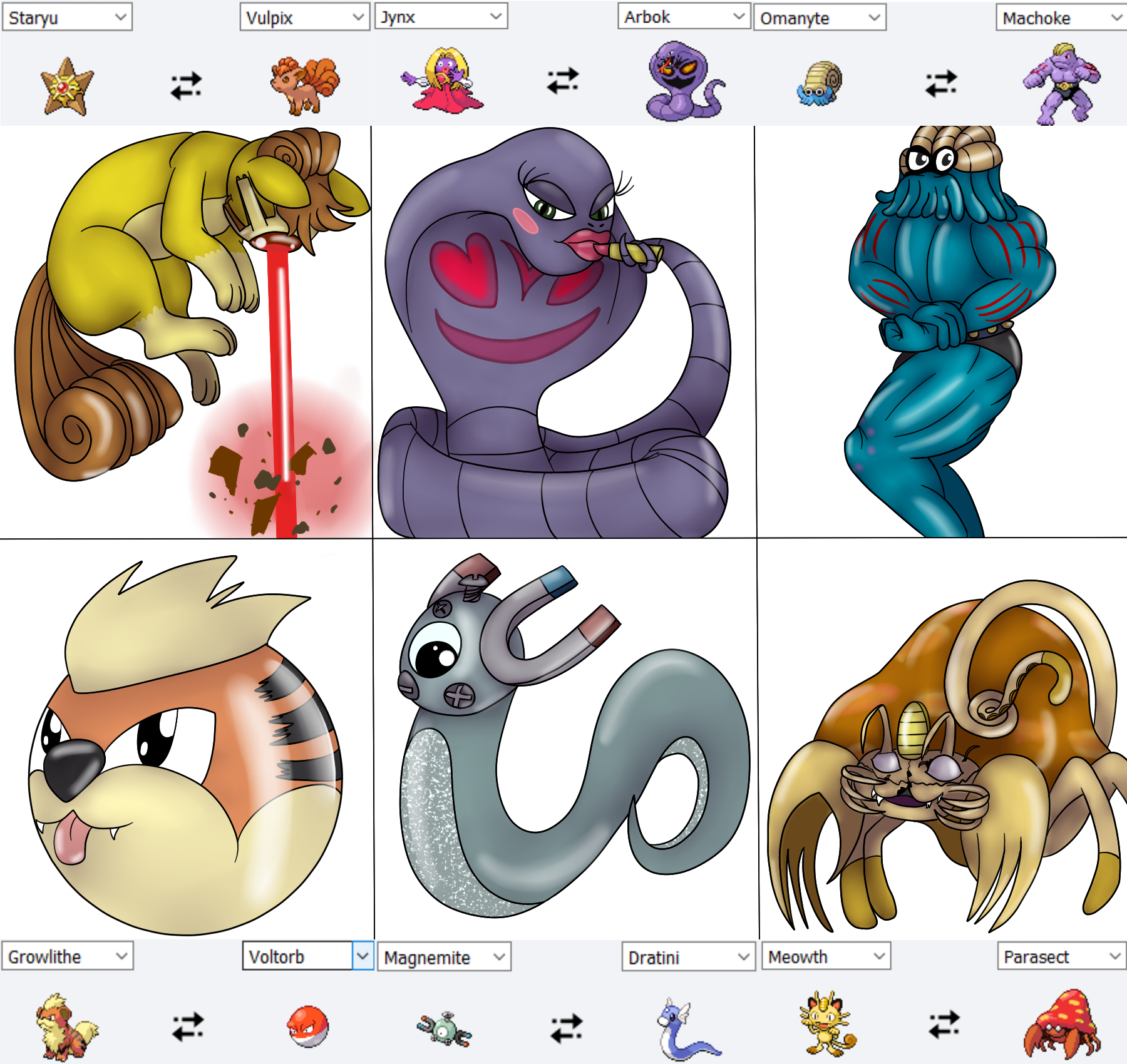 Pokemon Fusion Team By Pavlovzdawg On Deviantart Pokemon Fusion Team By Pavlovzdawg On Deviantart