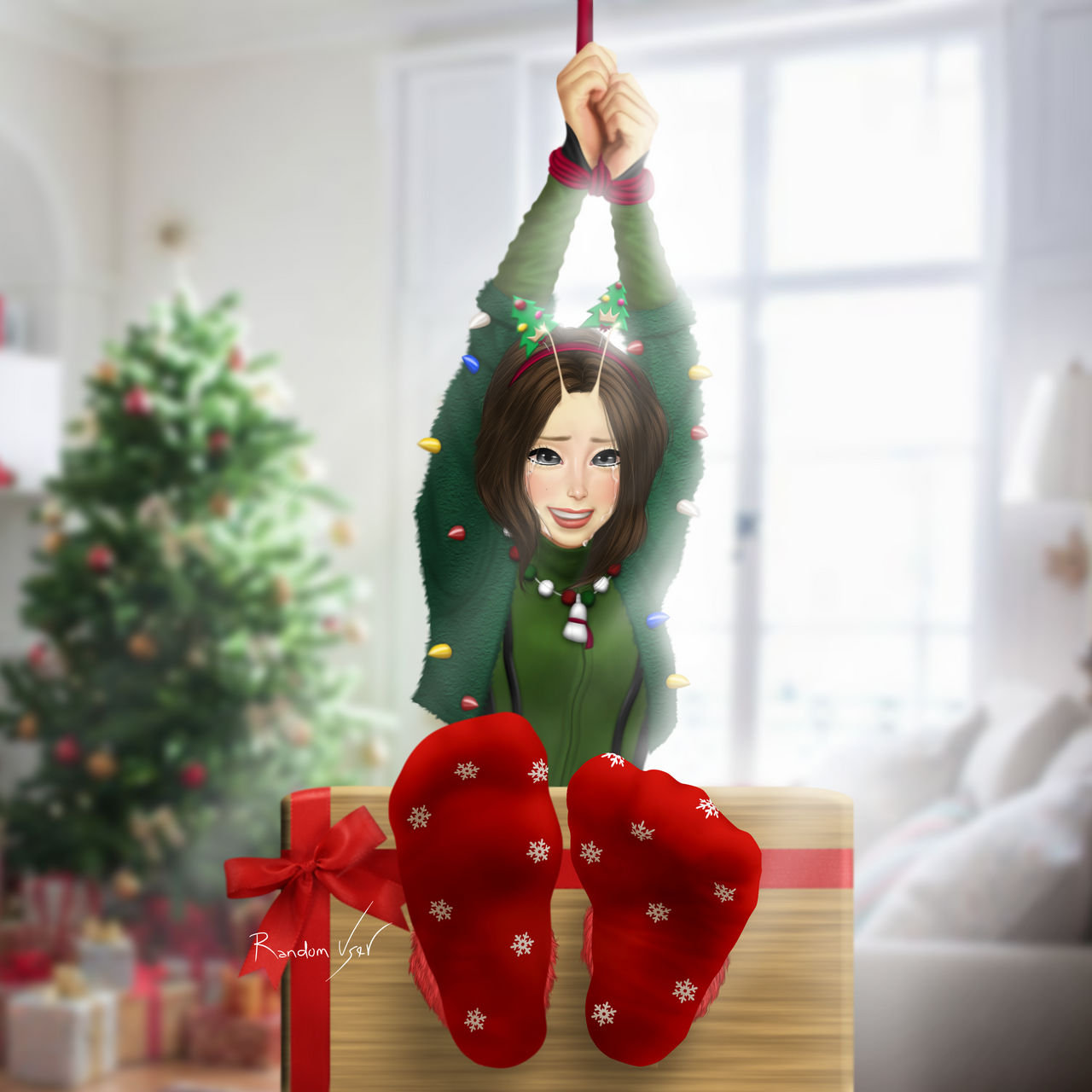 Randomuseragain2016 Mantis Christmas tickle socks gift by RandomUserAgain2016 on DeviantArt