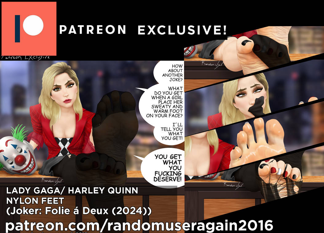 Randomuseragain Lady Gaga / Harley Quinn feet (patreon) by RandomUserAgain2016 on ...