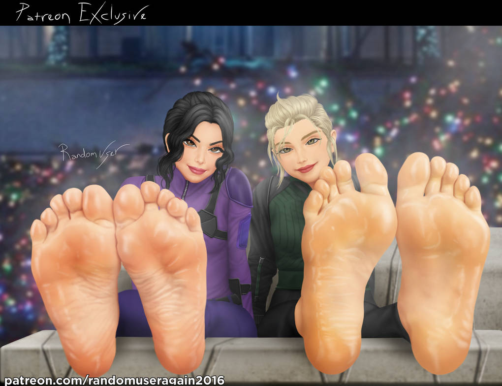 Randomuseragain2016 Foot Yelena Belova and Kate Bishop feet by RandomUserAgain2016 on DeviantArt