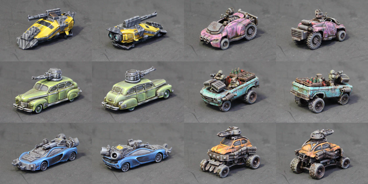 Gaslands cars miniatures by Beketov on DeviantArt