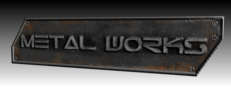metal works sign by hiten369 on DeviantArt