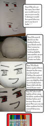 Plush Mochi Faces tutorial : Using (Fabric)Markers by AreenErya