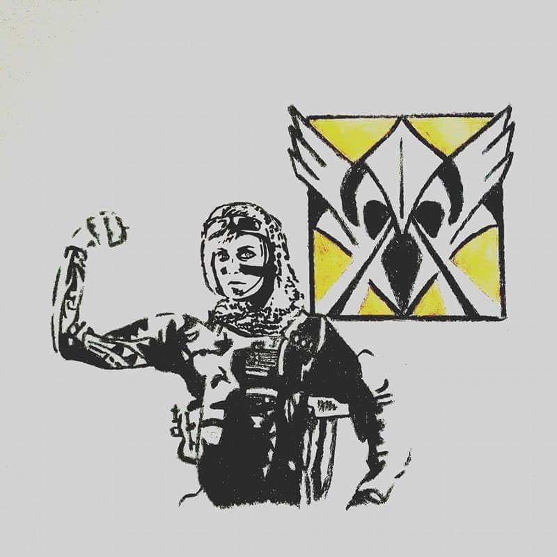 Valkyrie drawing art rainbow six siege by MissBrioche on DeviantArt