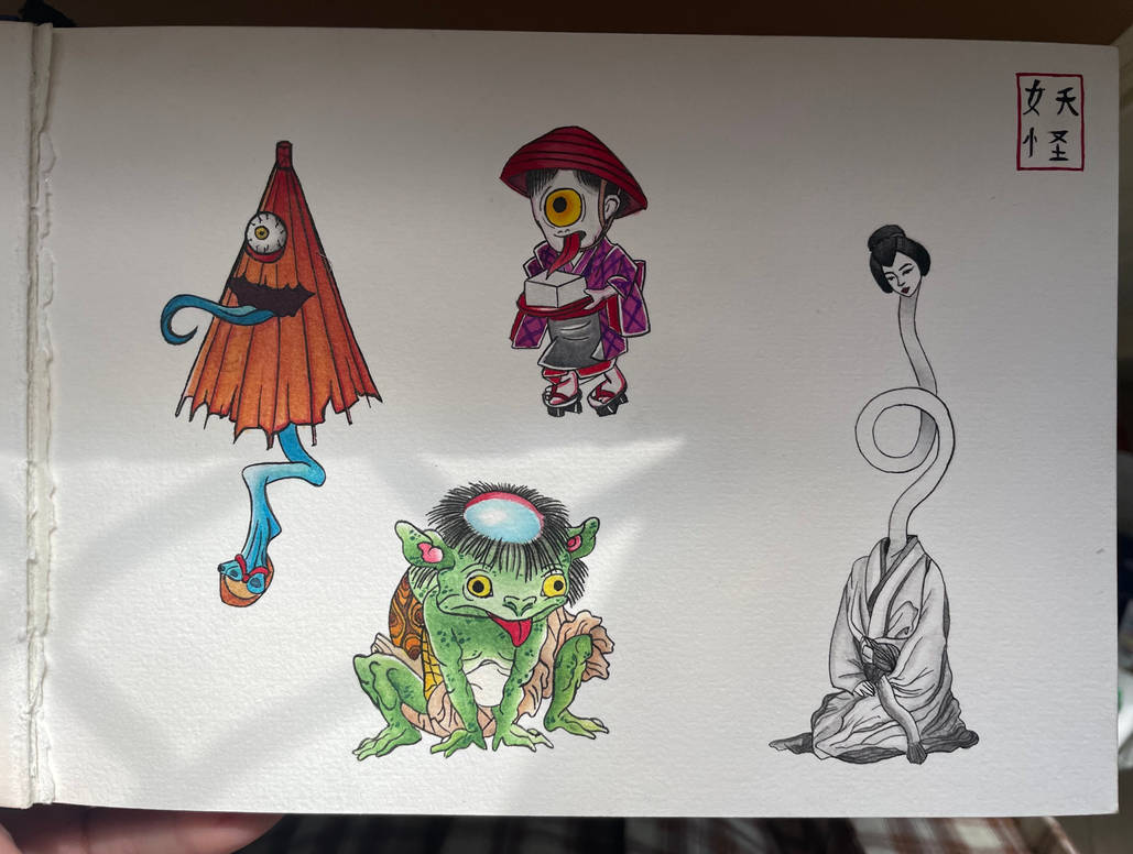 Japanese Yokai By Morganascreative On DeviantArt japanese-yokai-by-morganascreative-on-deviantart