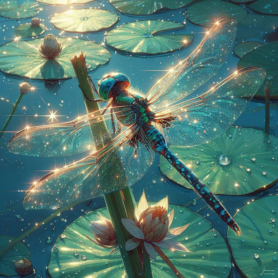 A dragonfly :) by Santi2306 on DeviantArt