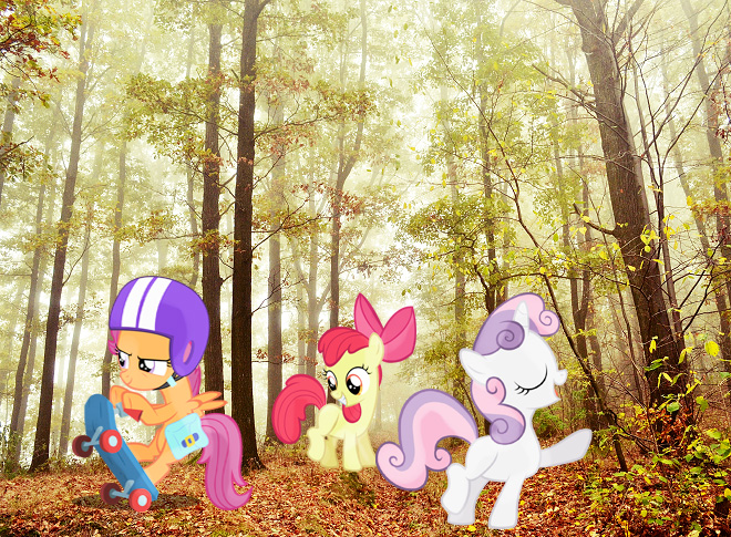 The Cutie Mark Crusaders in the Park