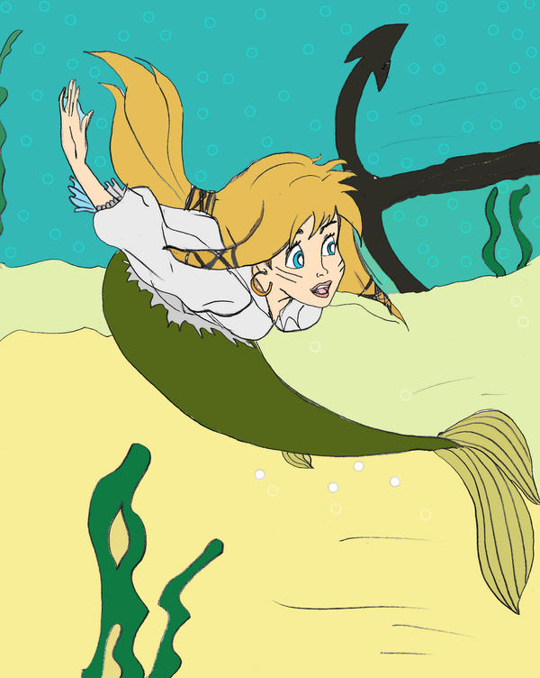 Bad Luck Bree as a Mermaid