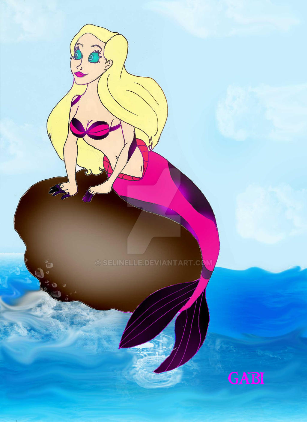 Gabi From Rio As A Mermaid By Selinelle On Deviantart