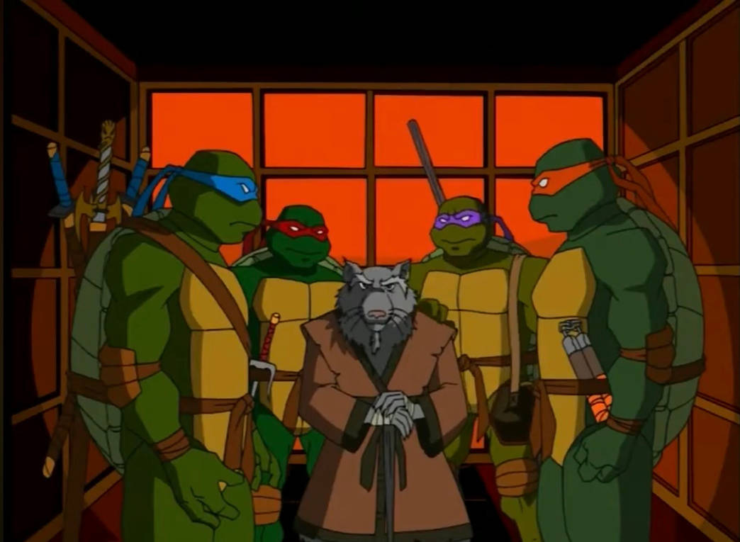 Tmnt Splinter Sad TMNT 2003 The turtles and Splinter by hedwieapotter on DeviantArt