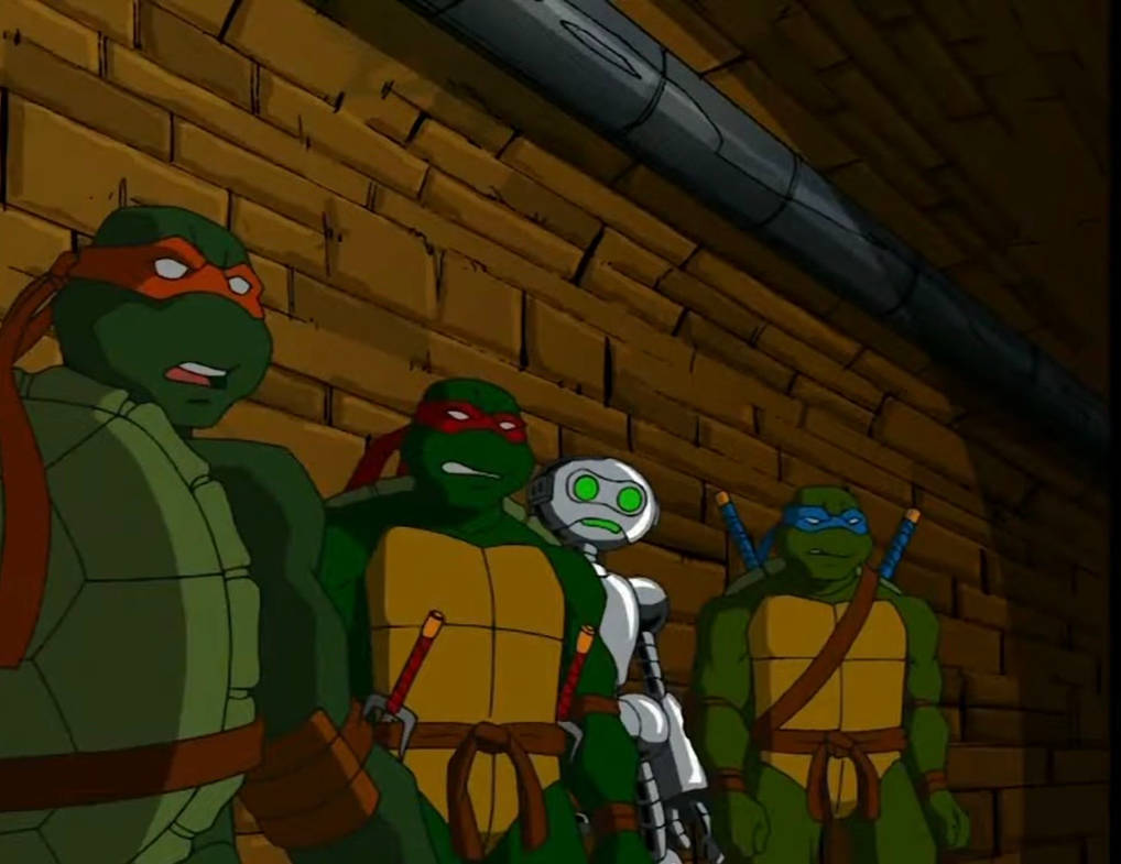Leo Mikey Raph TMNT 2003 Leo, the fugitoid, Raph and Mikey 2 by hedwieapotter on ...