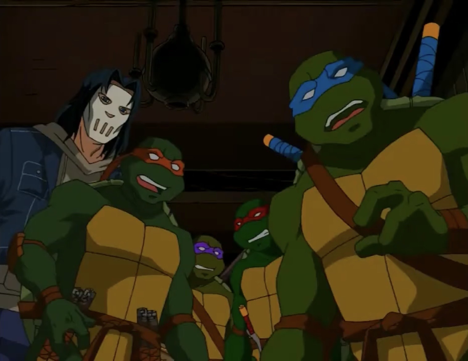TMNT 2003 The turtles and Casey by hedwieapotter on DeviantArt