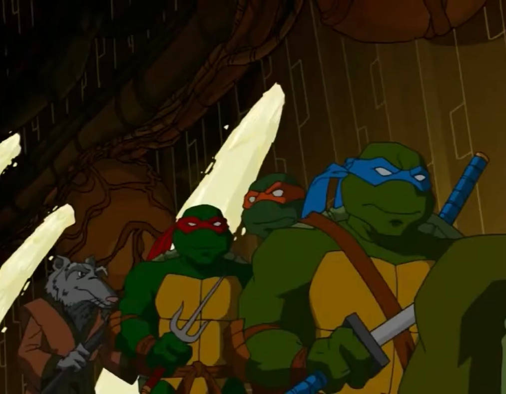 TMNT 2003 Splinter, Raph, Mikey and Leo by hedwieapotter on DeviantArt